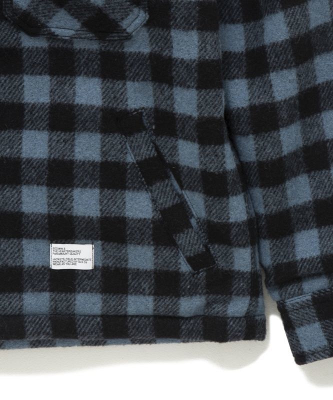 BUFFALO CHECK PADDED JACKET'KAY' WOOLRICHダブルネームチェック