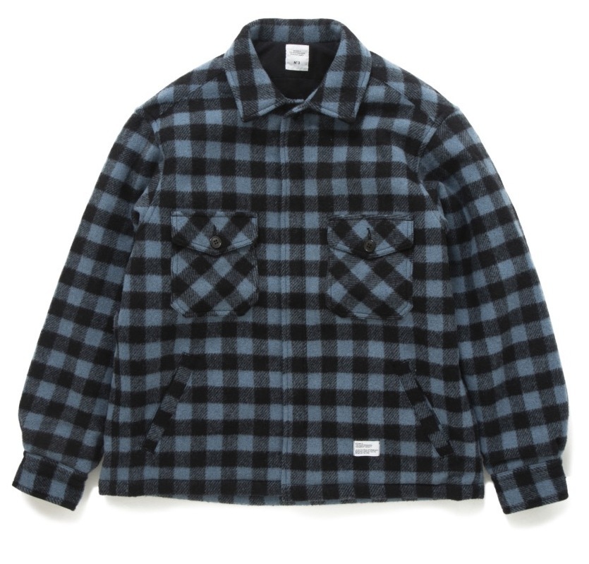 BUFFALO CHECK PADDED JACKET'KAY' WOOLRICHダブルネームチェック