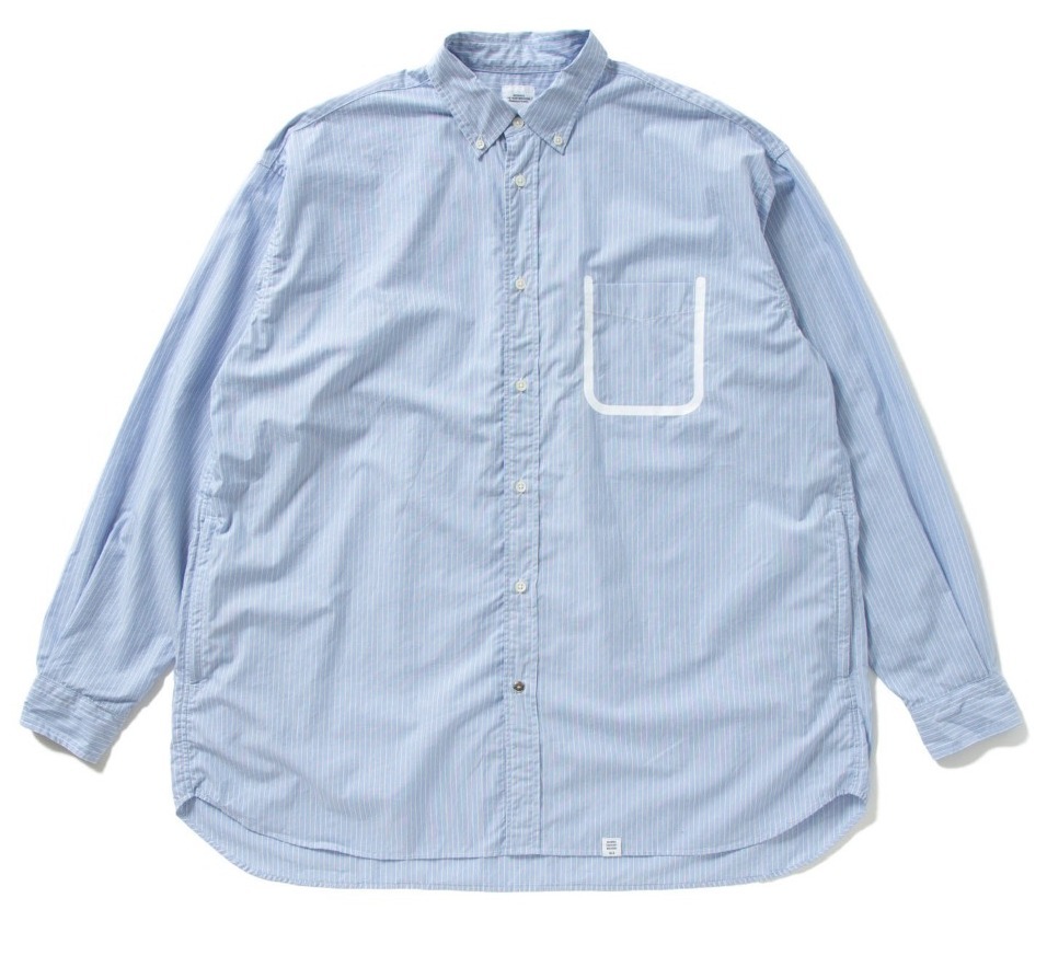 L/S BD BIG SHIRT 'JARMUSCH' ストライプシャツ-ベドウィン 通販 