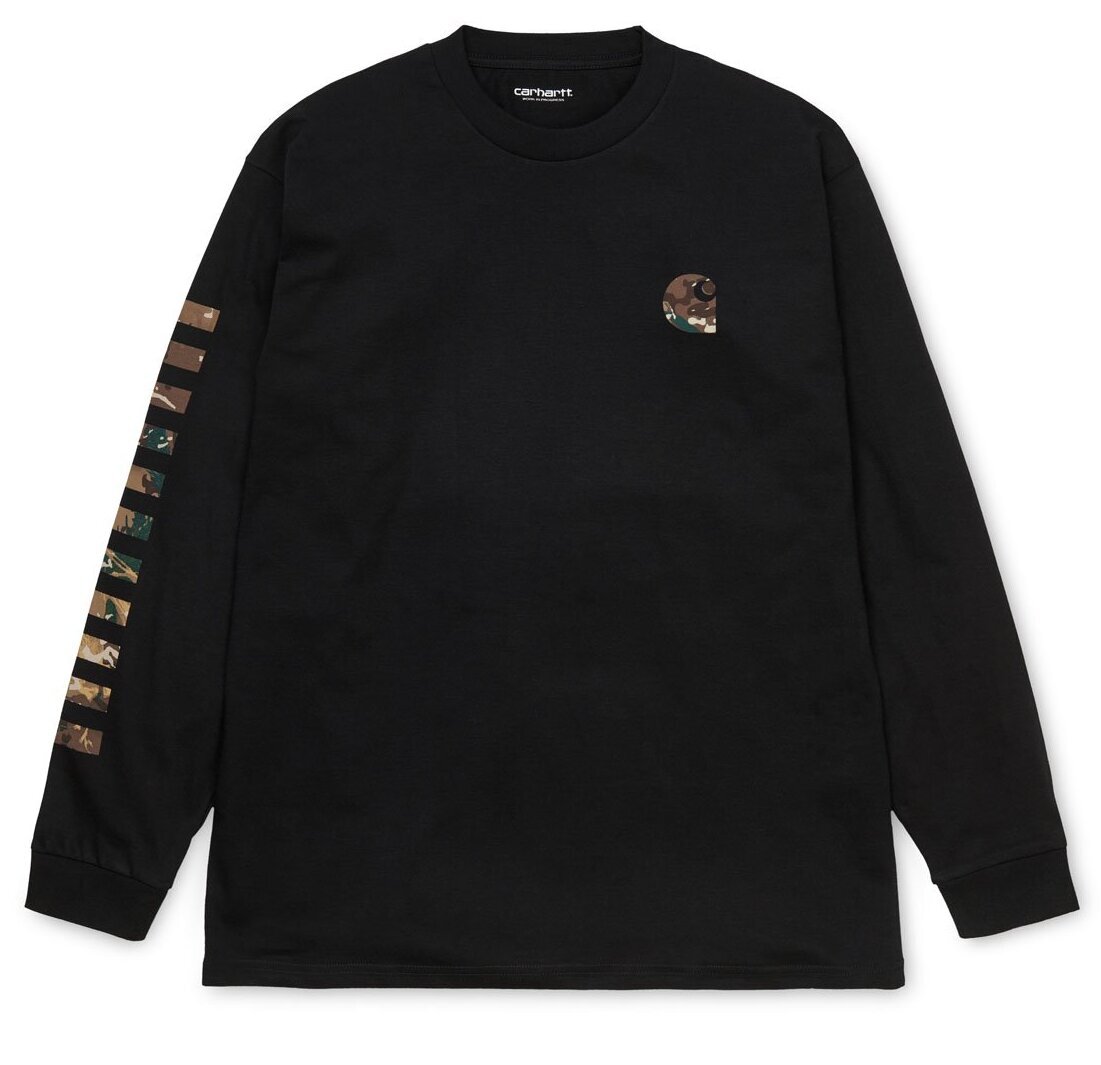 L/S CAMO MIL T-SHIRT ロングスリーブTシャツ-カーハート ダブル
