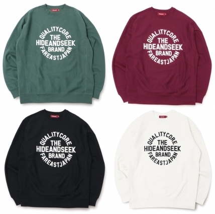 Circle Logo Sweat Shirt aw クルーネックスウェット ハイドアンドシーク 通販 Hide And Seek 店舗 Sowld Circle Logo Sweat Shirt aw クルーネックスウェット ハイドアンドシーク 通販 Hide And Seek 店舗 Sowld