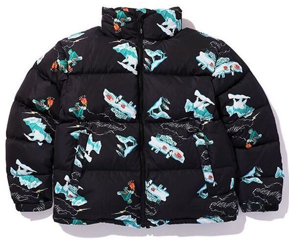 PRINTED DOWN JACKET ダウンジャケット-チャレンジャー 通販