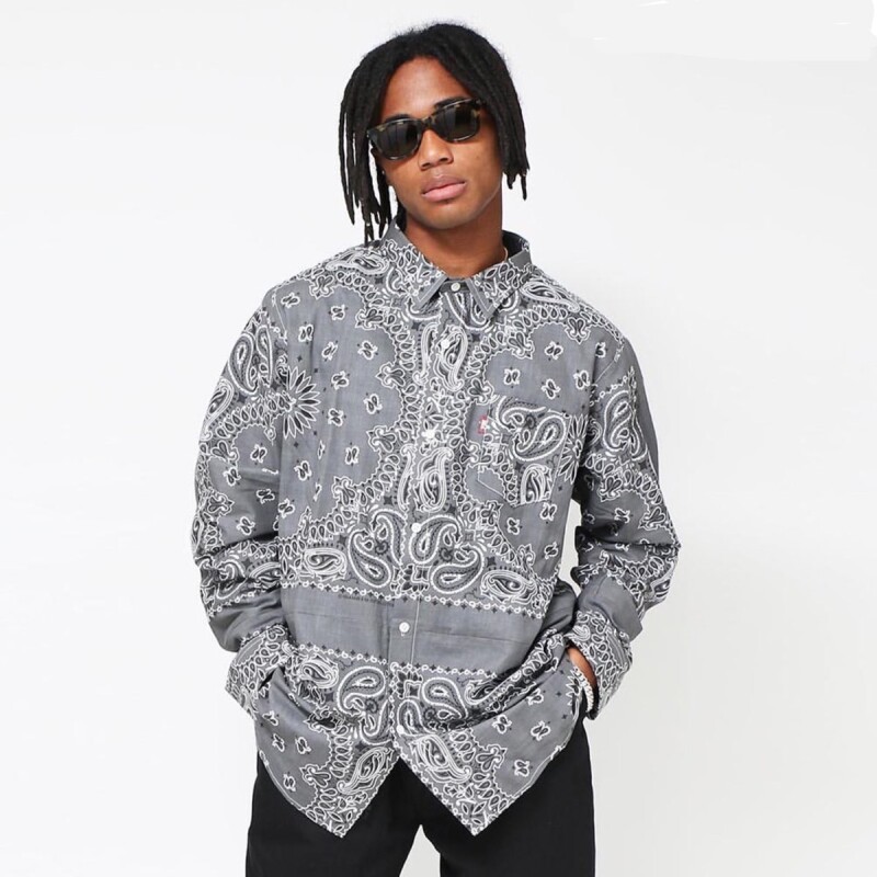 Bandanna L S Shirt バンダナシャツ ハイドアンドシーク 通販 Hide And Seek 店舗 Sowld Bandanna L S Shirt バンダナシャツ ハイドアンドシーク 通販 Hide And Seek 店舗 Sowld