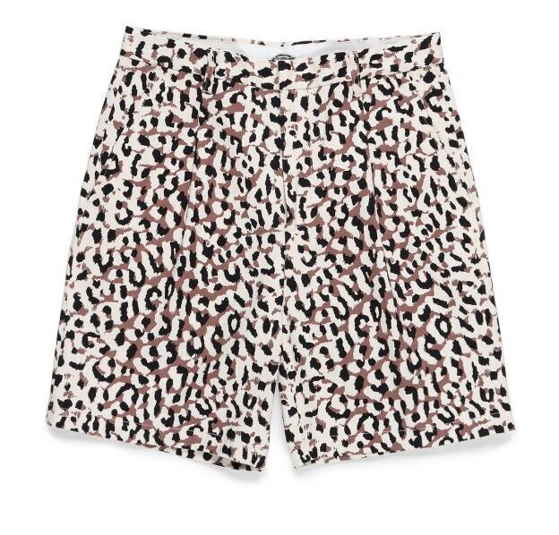 DICKIES / LEOPARD PLEATED SHORT TROUSERS ディッキーズ ダブルネーム 
