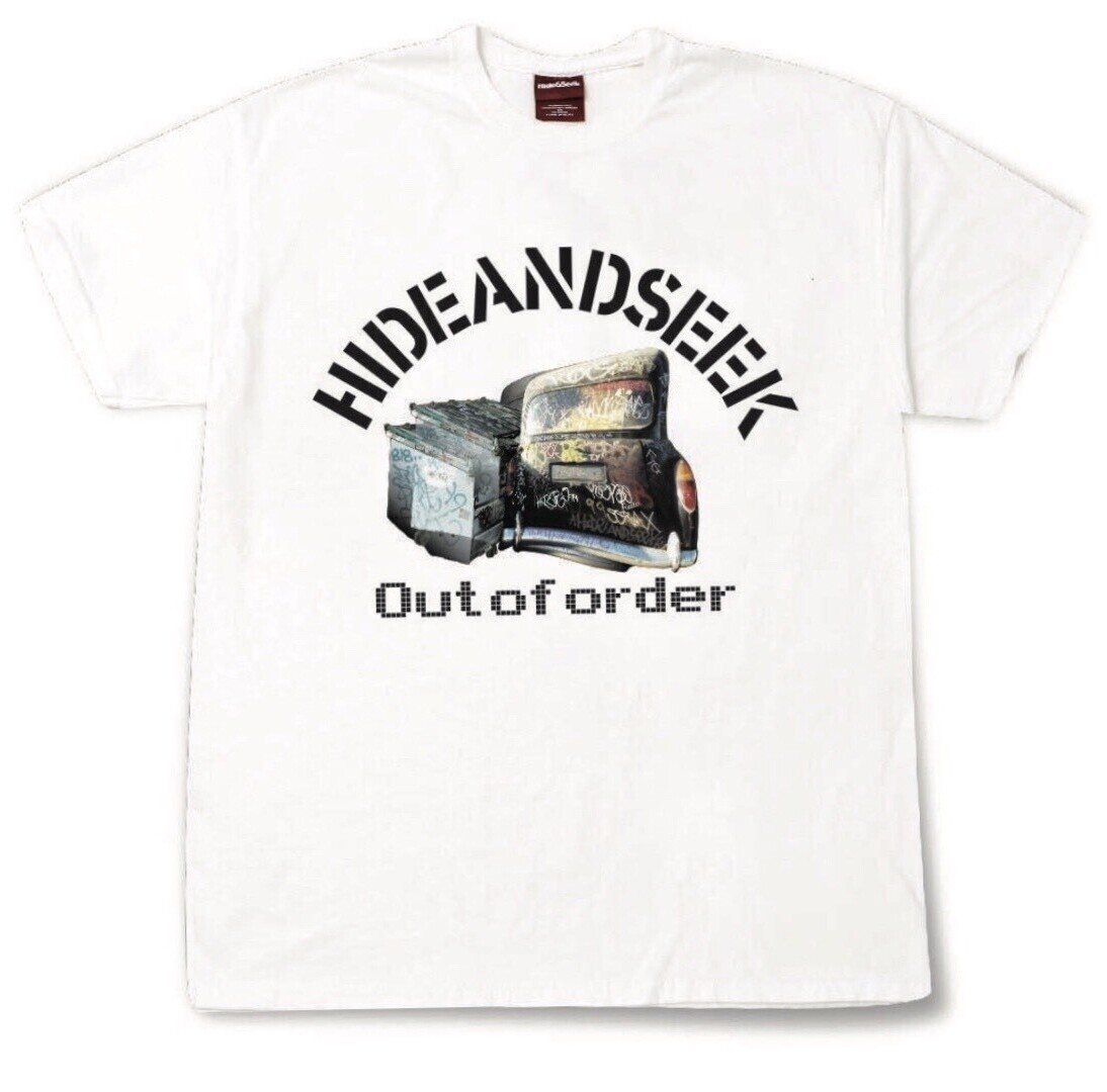 OUT OF ORDER S/S TEE Tシャツ-ハイドアンドシーク 通販 HIDE AND SEEK 