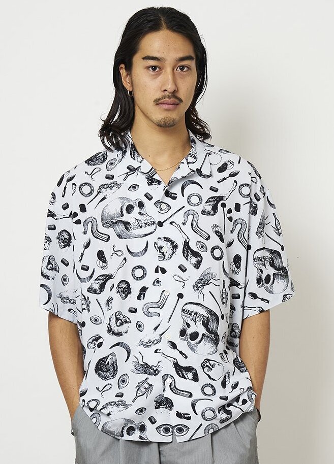 Skeleton Shirt オープンカラーシャツ-サノバチーズ 通販 SON OF THE