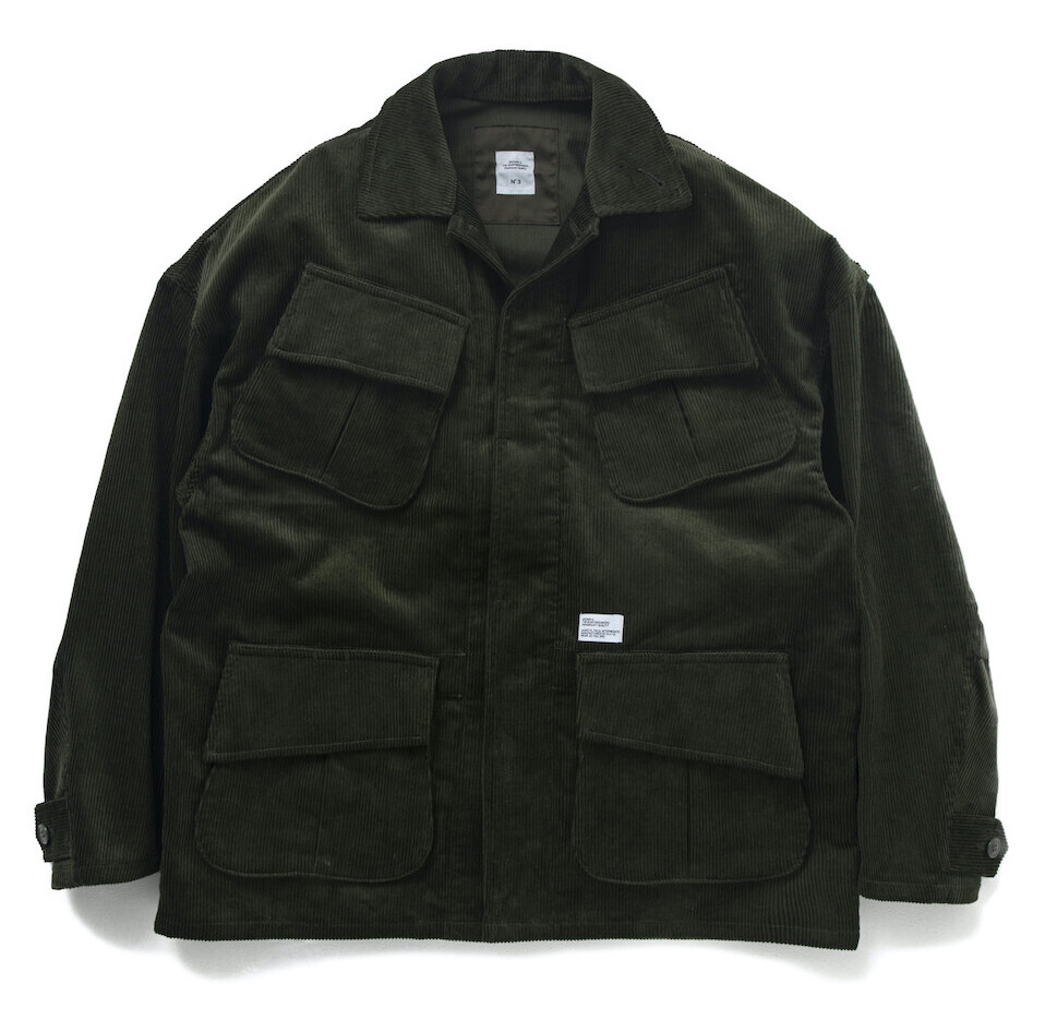 CORDUROY FATIGUE JACKET 'CLIFF' コーデュロイジャケット-ベドウィン 