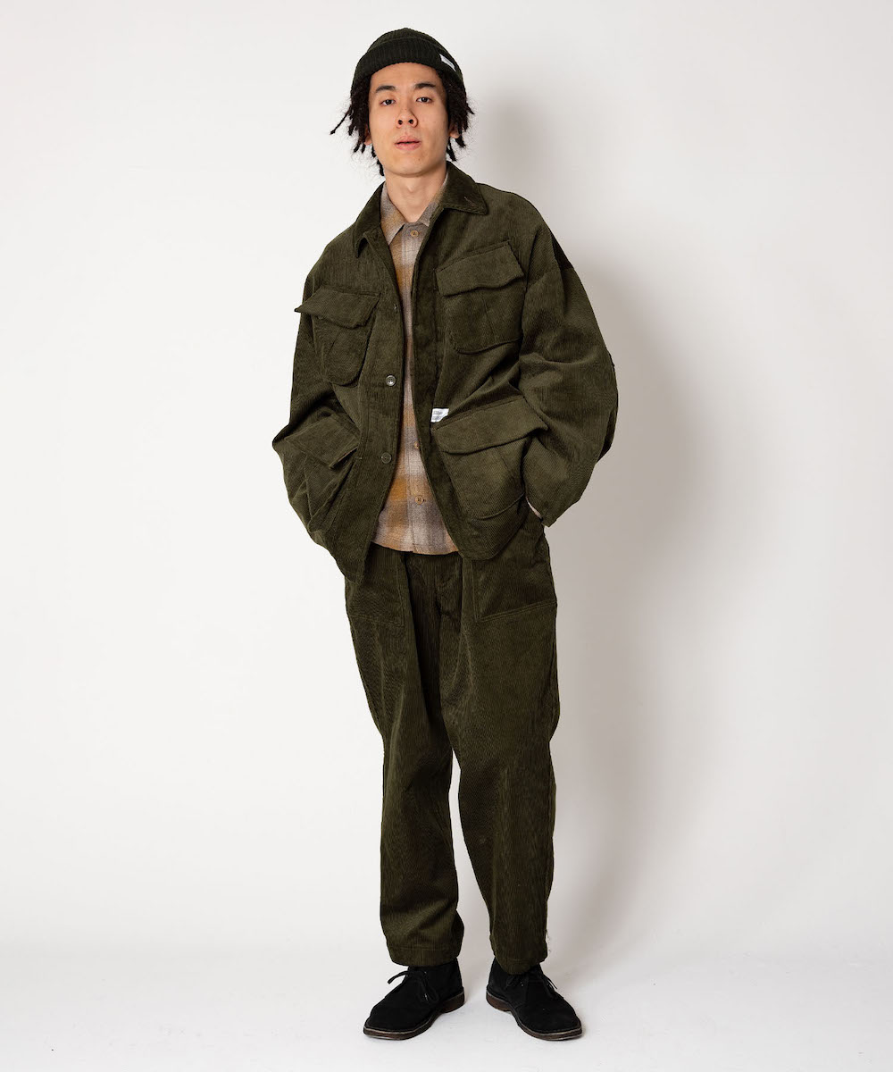 CORDUROY FATIGUE JACKET 'CLIFF' コーデュロイジャケット-ベドウィン 