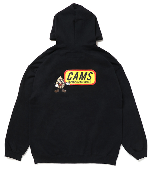 CAMS ZIP HOODIE SAMS ダブルネーム ジップアップパーカー