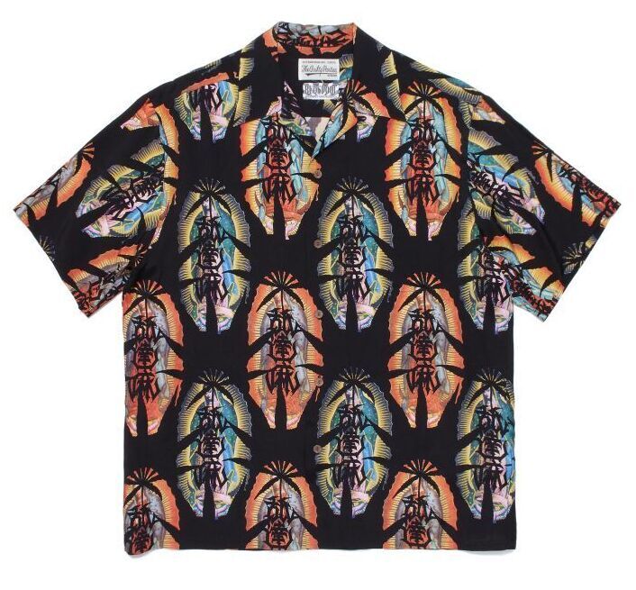舐達麻 / HAWAIIAN SHIRT<TYPE-1> 舐達麻 ダブルネーム アロハシャツ