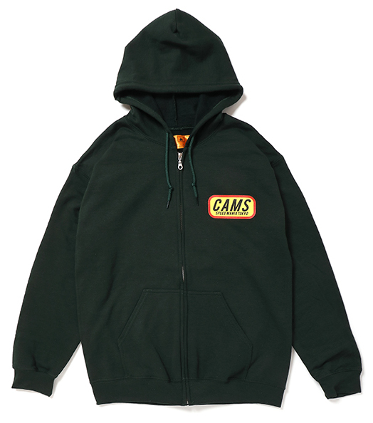 CAMS ZIP HOODIE SAMS ダブルネーム ジップアップパーカー