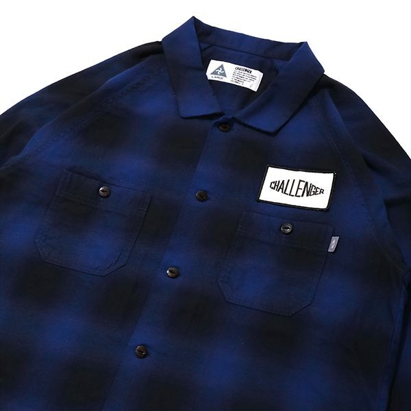 L/S CHECK WORK SHIRT オンブレーチェックシャツ-チャレンジャー 通販