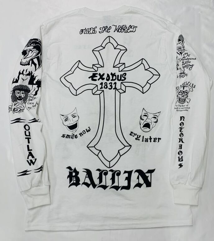 2PAC_TATOO LONGTEE ロングスリーブTシャツ-シカリオ カルテル 通販