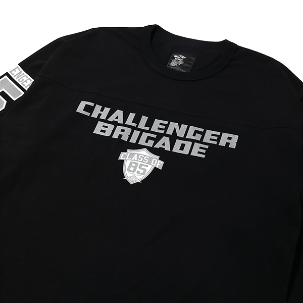 ご予約品】 challenger フットボールTシャツ Tシャツ/カットソー(七分