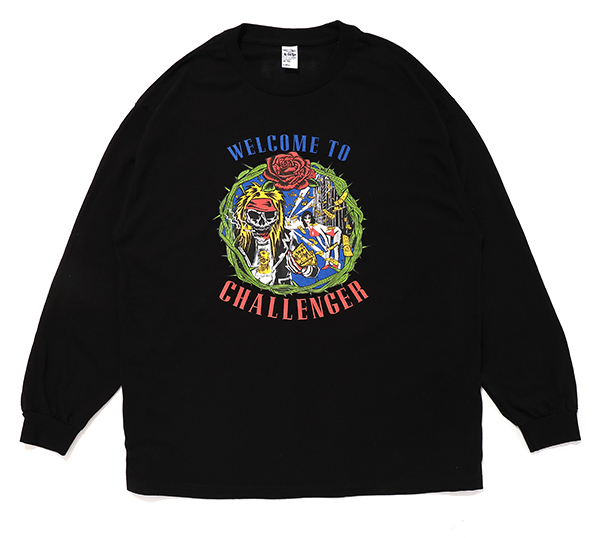 L/S WELCOME TO CHALLENGER TEE ロングスリーブTシャツ-チャレンジャー