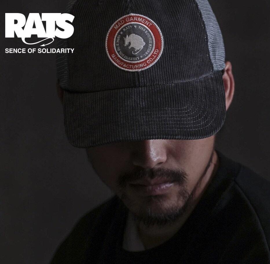 RATS ＜ラッツ＞ / RODEO MESH CAP（メッシュキャップ） / グレー