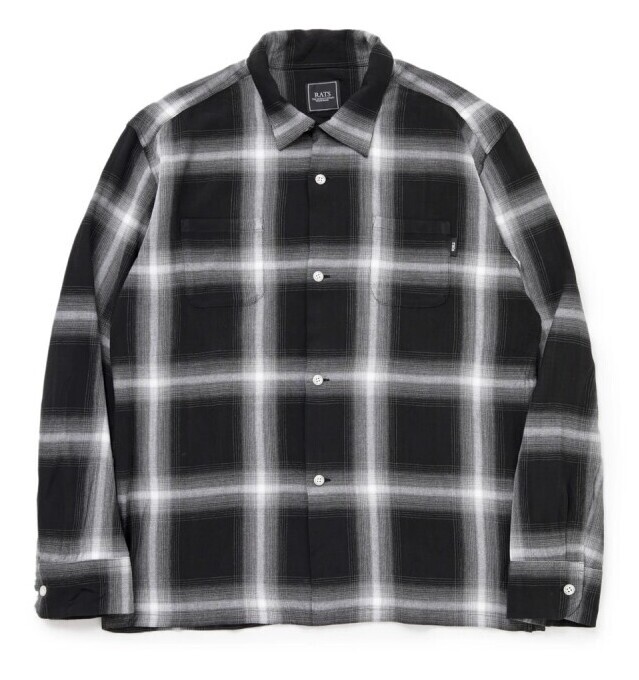 RAYON OMBRE CHECK SHIRT レーヨンシャツ-ラッツ 通販 RATS 店舗-SOWLD