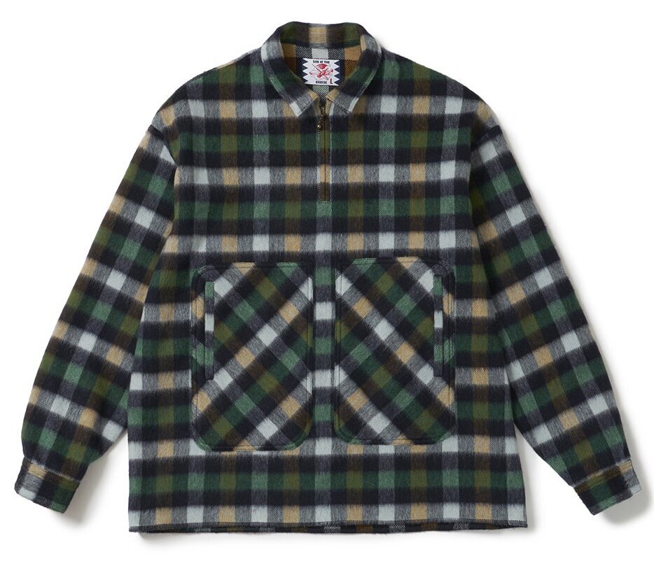 Flannel check P/O プルオーバーシャツ-サノバチーズ 通販 SON OF THE