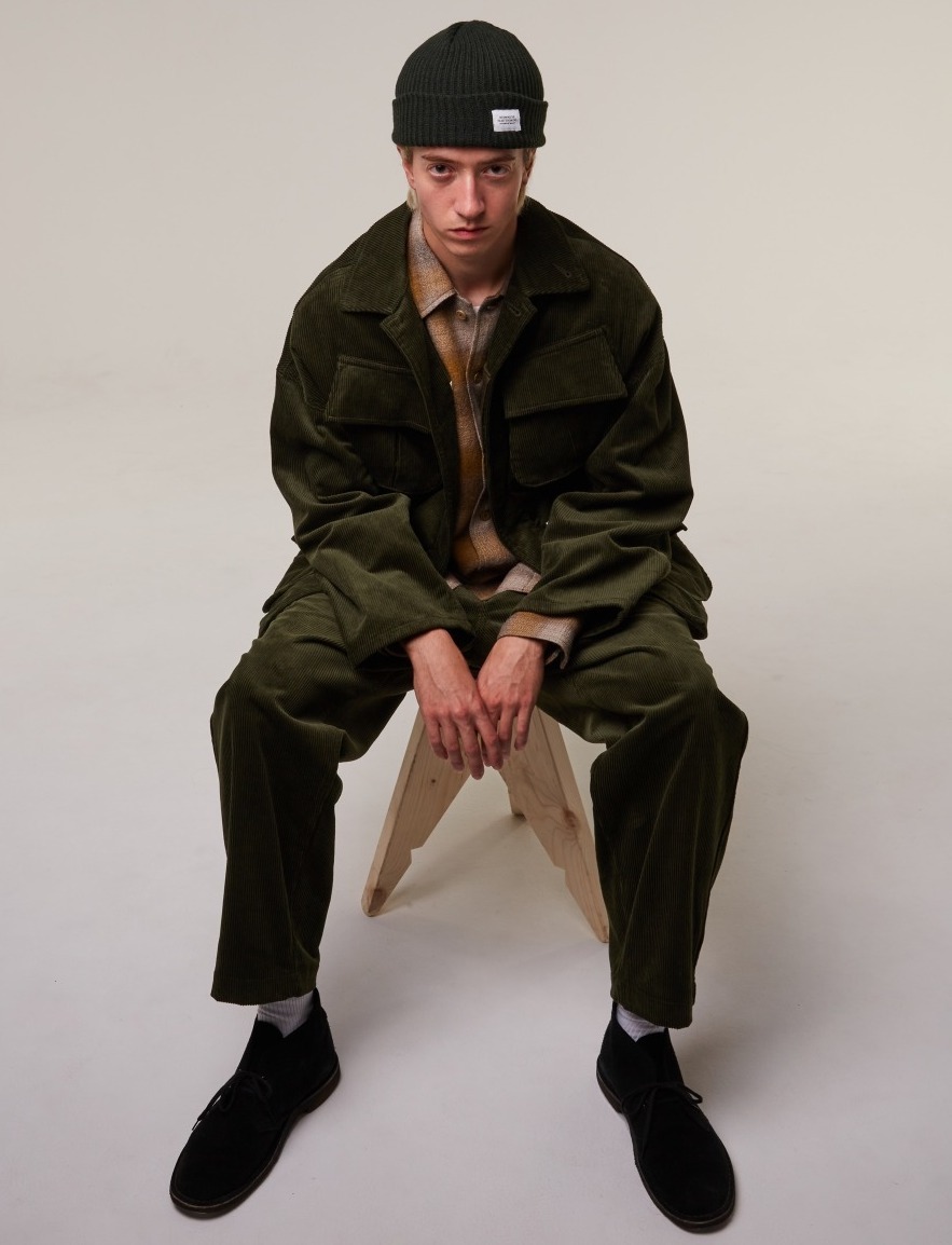 CORDUROY FATIGUE JACKET 'CLIFF' コーデュロイジャケット-ベドウィン