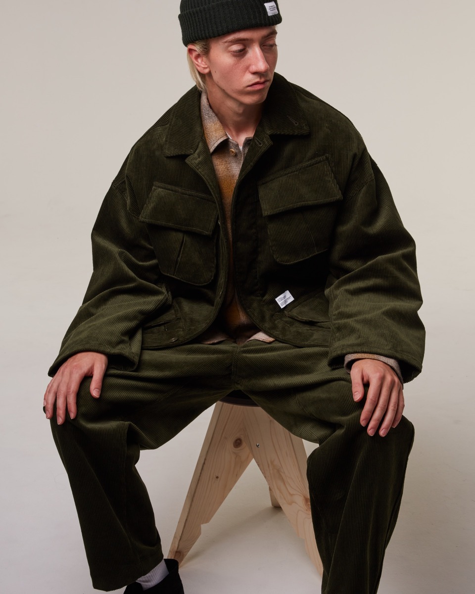 CORDUROY FATIGUE JACKET 'CLIFF' コーデュロイジャケット-ベドウィン 