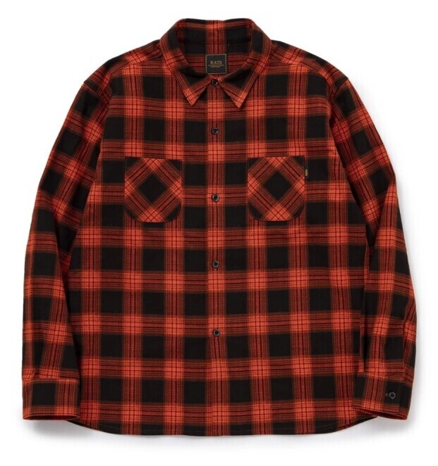 PRINT FLANNEL CHECK SHIRT チェックネルシャツ-ラッツ 通販 RATS 店舗 