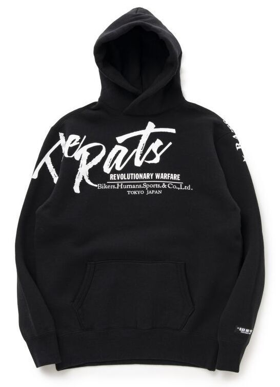 SCRIPT BIG LOGO CROSS NECK HOODIE スウェットパーカー-ラッツ 通販