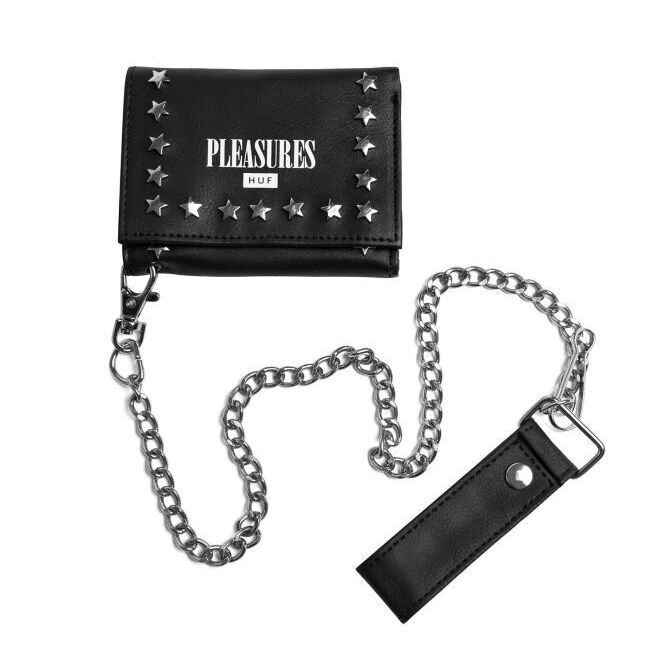 PLEASURES ARMSTRONG WALLET プレジャーズ ダブルネーム チェーン ...