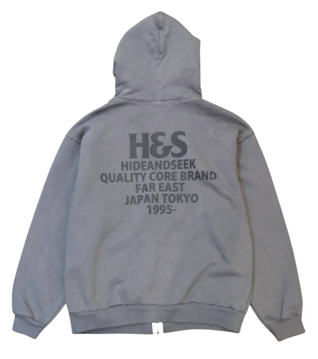 LOGO HOODED ZIP SWEAT SHIRT<22SS> ジップアップパーカー-ハイド