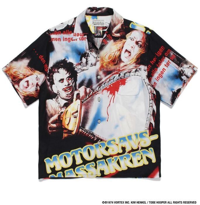 THE TEXAS CHAINSAW MASSACRE / HAWAIIAN SHIRT 悪魔のいけにえ ダブル
