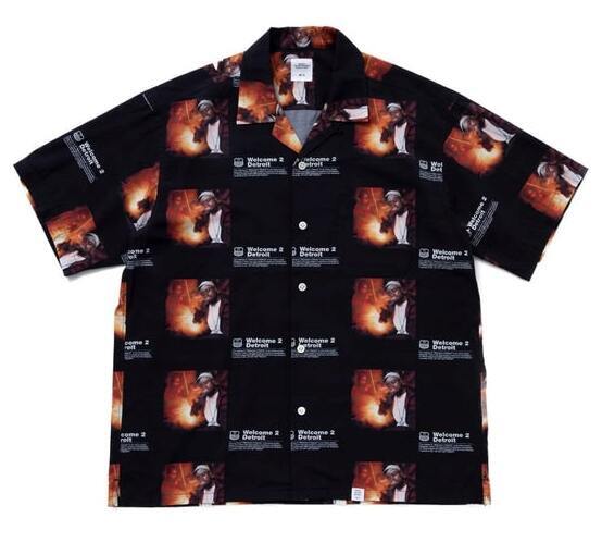 J.DILLA Ex.S/S OPEN COLLAR SHIRT 'ROGERS' J・ディラ ダブルネーム 