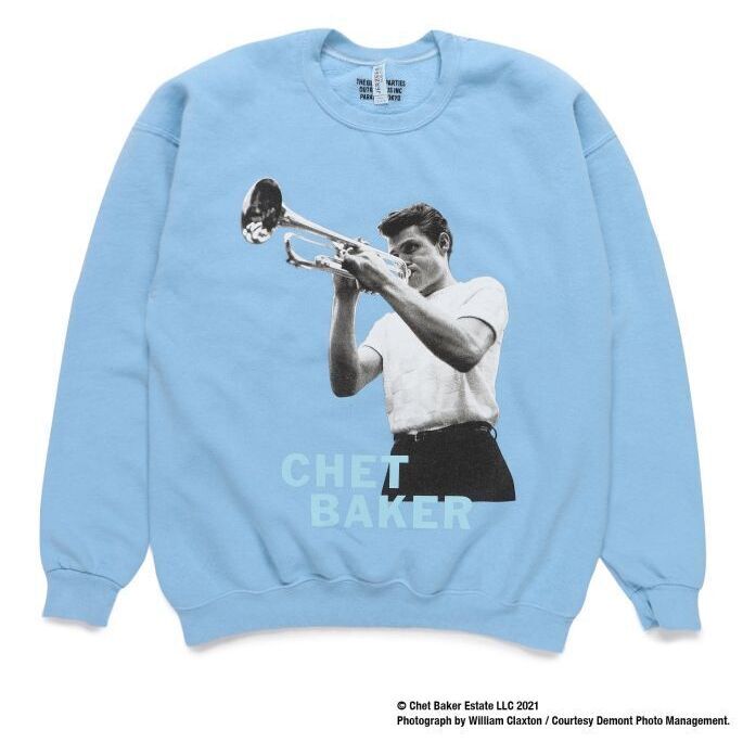 CHET BAKER / SWEAT SHIRT チェット・ベイカー ダブルネーム クルー 