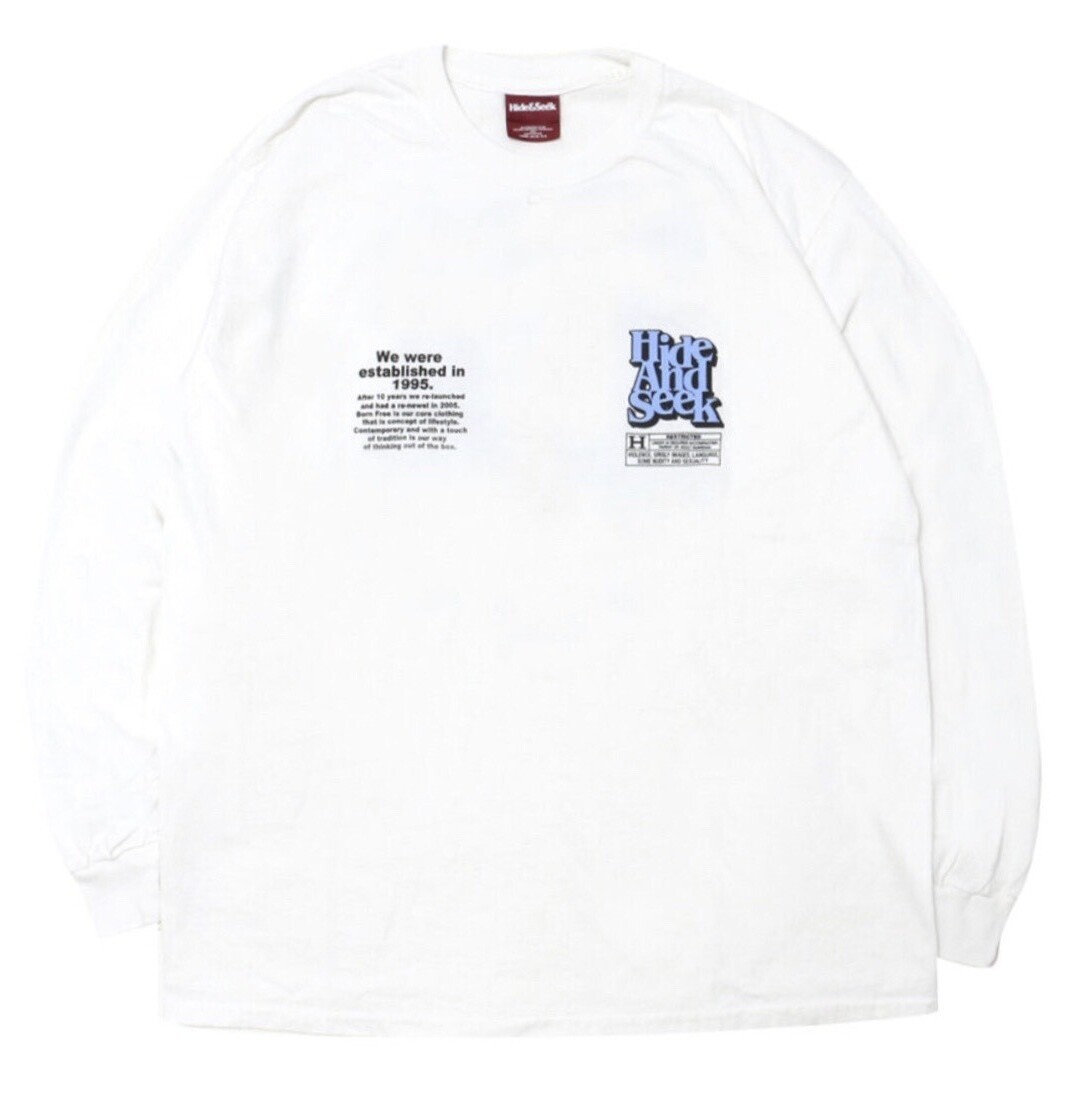 SOLID L/S TEE ロングスリーブTシャツ-ハイドアンドシーク 通販 HIDE ...