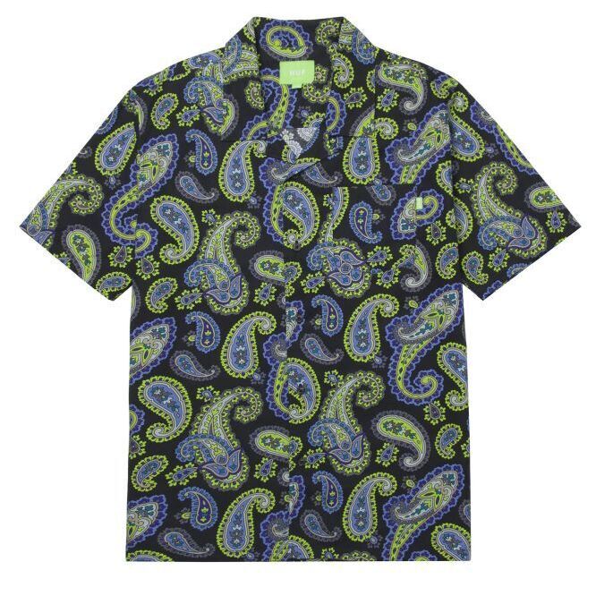 PAISLEY WOVEN TOP オープンカラーシャツ-ハフ 通販 HUF 店舗-SOWLD