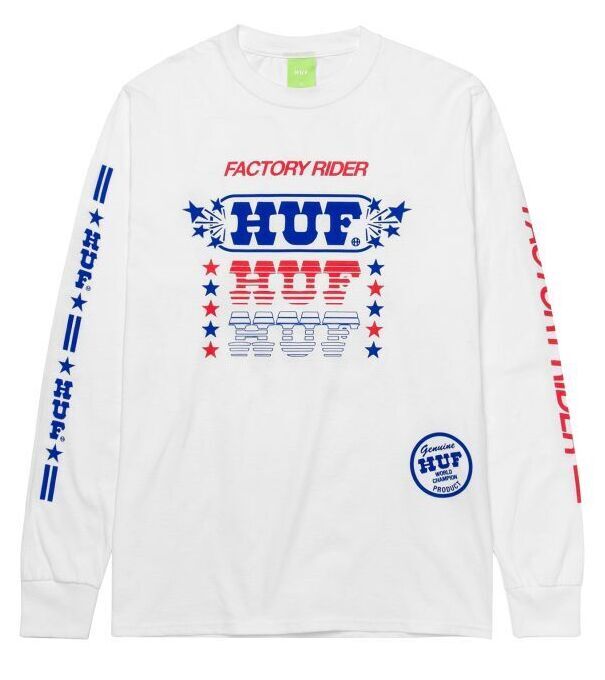 FACTORY RIDER LS TEE ロングスリーブTシャツ-ハフ 通販 HUF 店舗-SOWLD