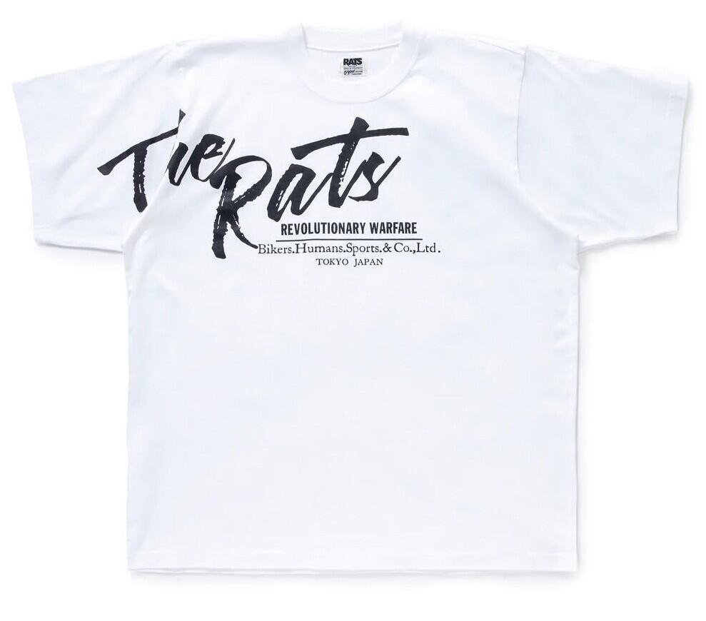 SCRIPT BIG LOGO TEE Tシャツ-ラッツ 通販 RATS 店舗-SOWLD