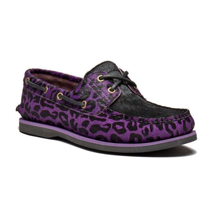 TIMBERLAND / LEOPARD CLASSIC BOAT 2 EYE テインバーランド ダブル 