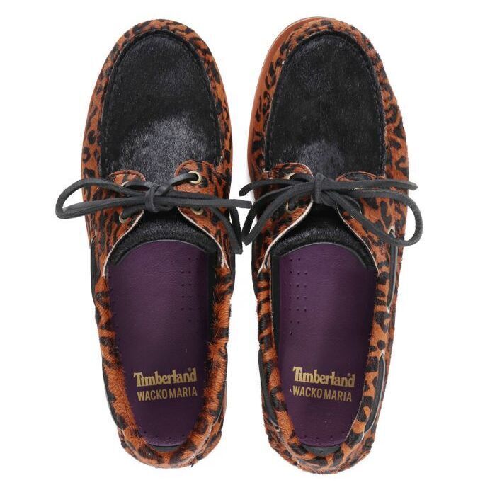 TIMBERLAND / LEOPARD CLASSIC BOAT 2 EYE テインバーランド