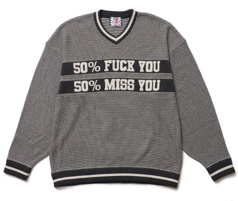 最終価格SON OF THE CHEESE（サノバチーズ） 50% V knit