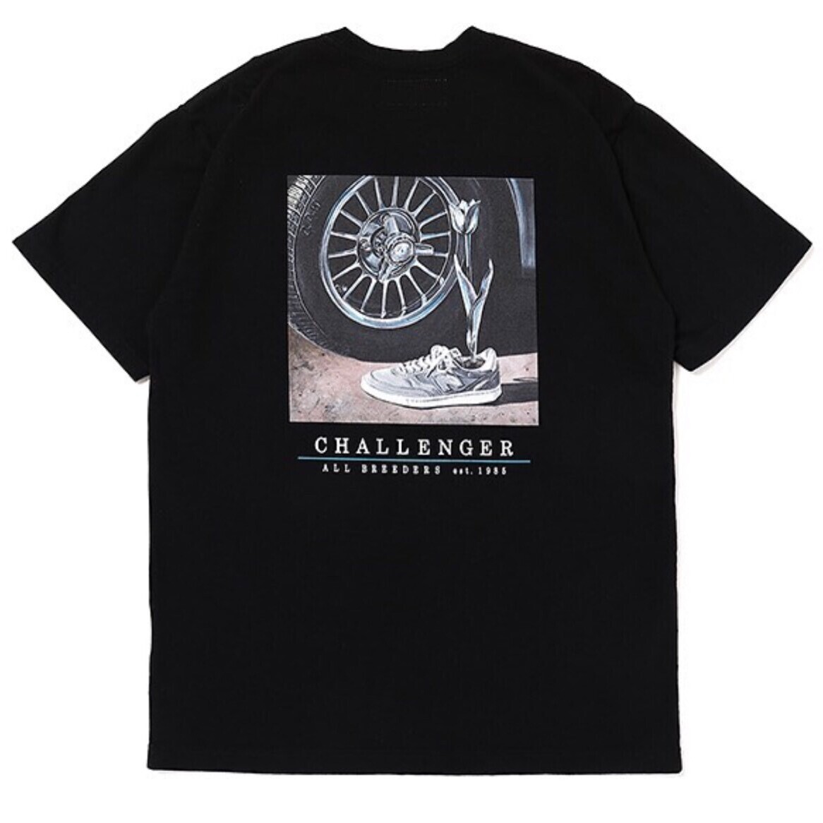 【NEW限定品】 チャレンジャー CHALLENGER Tシャツ New Balance Tシャツ/カットソー(半袖/袖なし