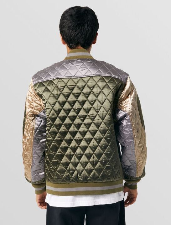 LIGHTNING BOMBER JACKET サテンキルティングジャケット-ハフ 通販 HUF