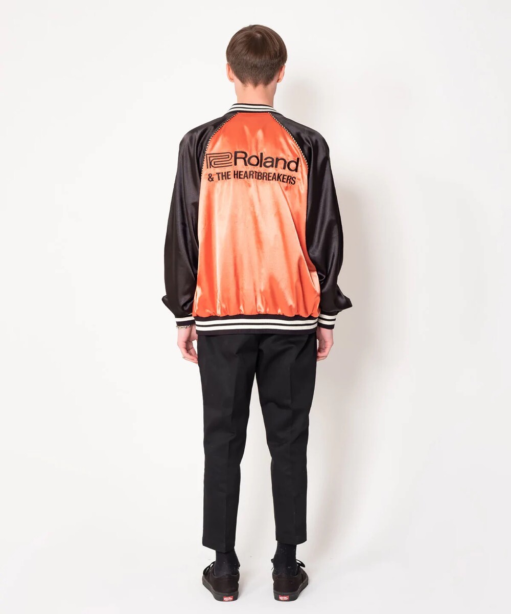 Roland Ex.L/S SATIN JACKET 'MCKNIGHT' ローランド ダブルネーム 