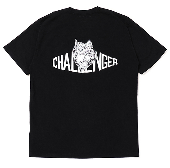 CHALLENGER チャレンジャー tシャツ ビックウルフロゴ入り