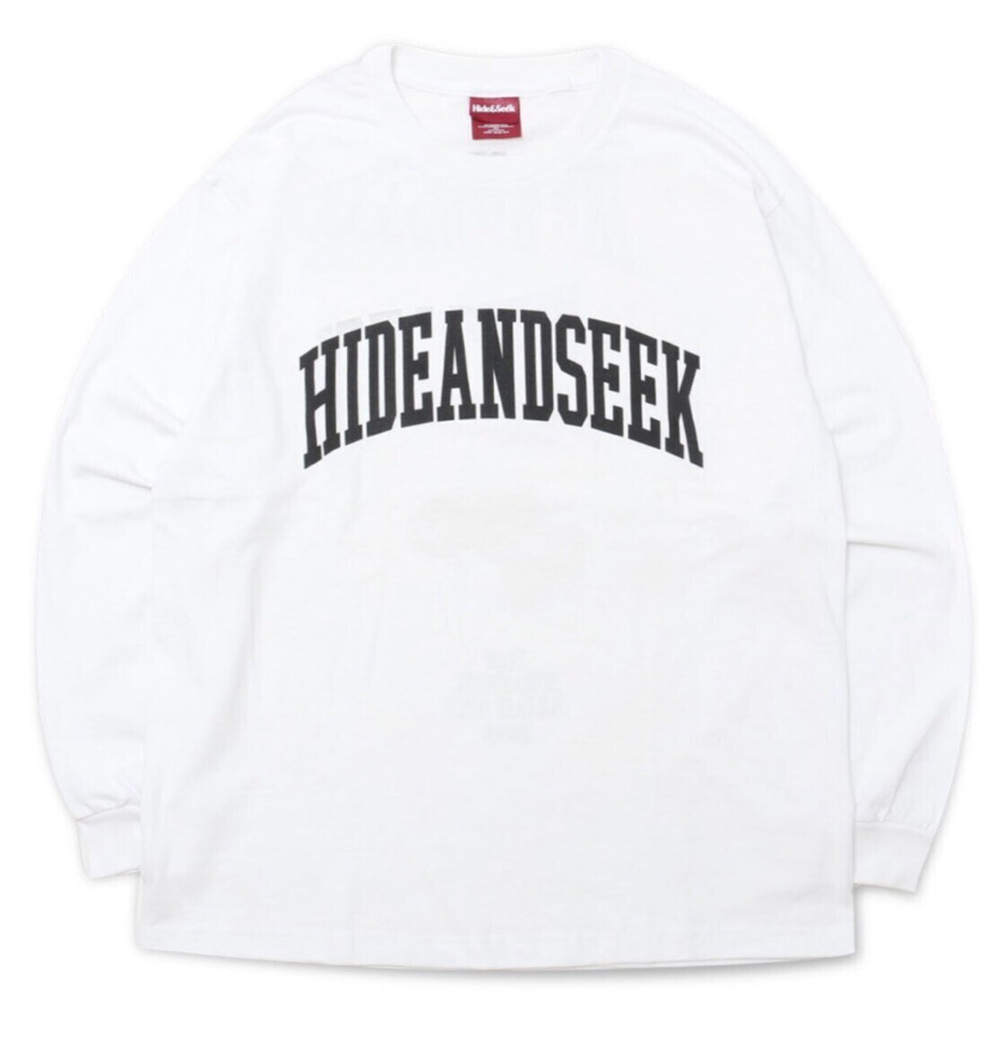 COLLEGE L/S TEE ロングスリーブTシャツ-ハイドアンドシーク 通販 HIDE