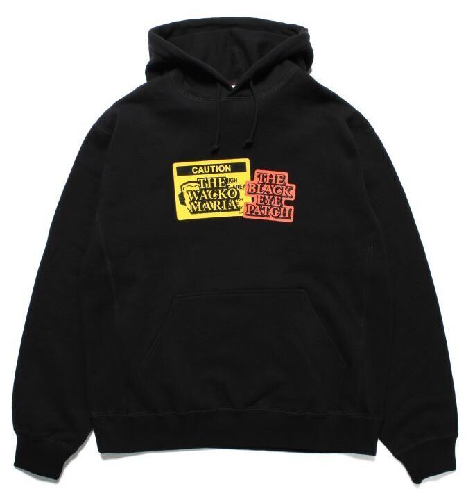 BLACK EYE PATCH / PULL OVER HOODED SWEAT SHIRT ブラックアイパッチ ダブルネーム スウェット