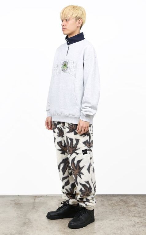 FOREVER TORCH HALF ZIP ハーフジップスウェット-ハフ 通販 HUF 店舗-SOWLD