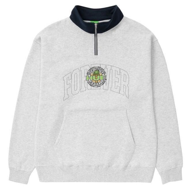 FOREVER TORCH HALF ZIP ハーフジップスウェット-ハフ 通販 HUF 店舗-SOWLD