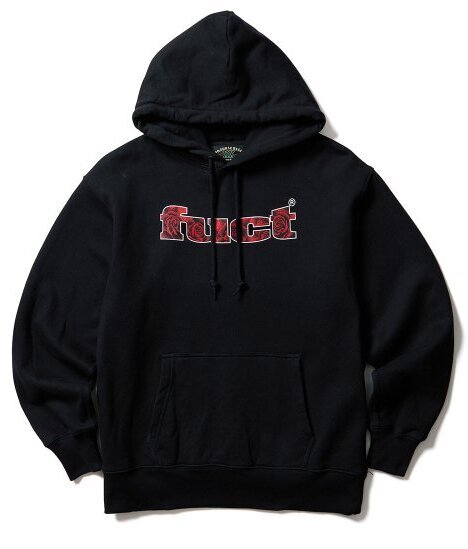 ROSE FILL FUCT OG LOGO HOODED ファクト ダブルネーム スウェット