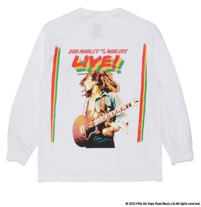 BOB MARLEY / LONG SLEEVE T-SHIRT ボブマーリー ダブルネーム ロング 