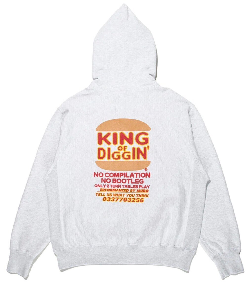 KING OF DIGGIN' HOODIE スウェットパーカー-レコグナイズ 通販 ...