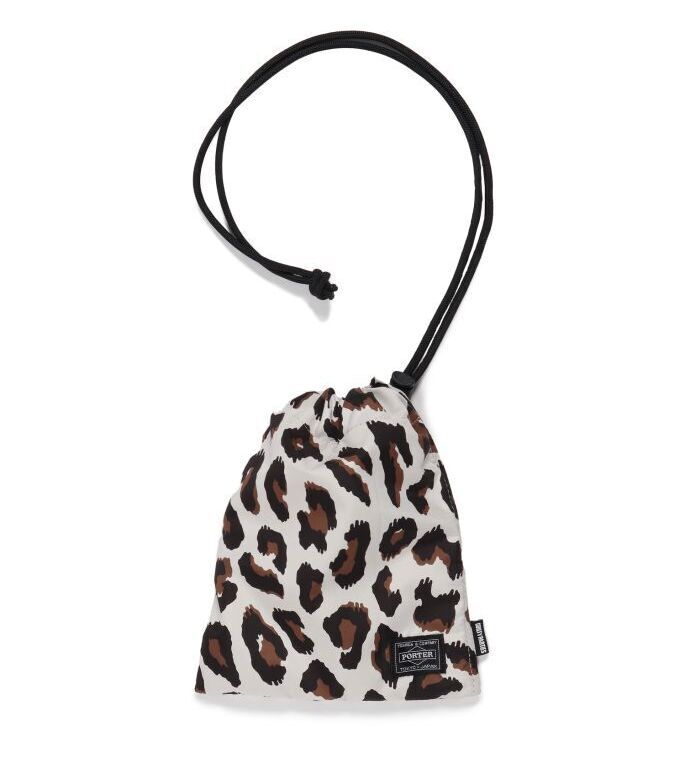 WACKO MARIA LEOPARD SHOULDER BAG